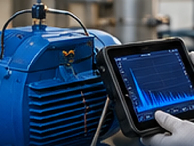 Análisis de vibraciones en motor industrial