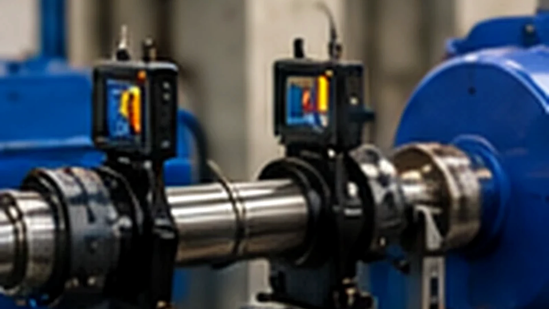 Alineación láser de ejes en un equipo industrial